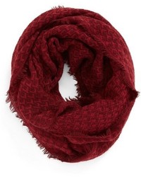 Textured Knit Infinity Scarf