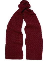 William Lockie Cable Knit Cashmere Hat And Scarf Set
