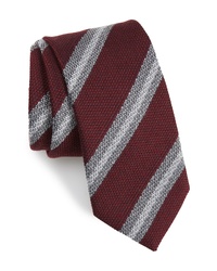 Brioni Knit Stripe Silk Tie