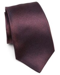 Kiton Textured Solid Knit Silk Tie