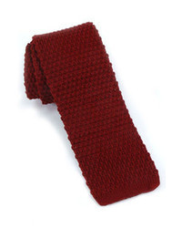1901 Skinny Knit Tie Red Regular