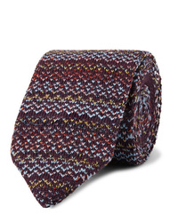 Missoni 6cm Crochet Knit Wool And Silk Blend Tie