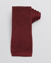 Bloomingdale's Hilditch Key Knit Silk Solid Skinny Tie