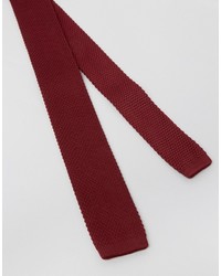 Noak Knitted Slim Square Tie