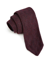 John Varvatos Solid Knit Silk Tie