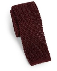 Charvet Solid Silk Knit Tie