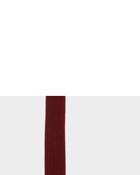 The Burgundy Caden Knit Tie