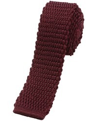 Altea Tricot Knitted Solid Tie Silk Wool