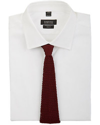 Uman Silk Knit Neck Tie Red