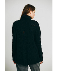 Free People Love Worn Cable Turtleneck