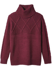 Joe Fresh Knit Turtleneck Sweater Light Blue