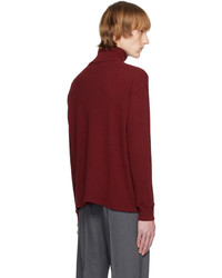 Undercover Red Cotton Turtleneck