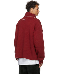 UNIFORME Roll Neck Virgin Wool Cashmere Sweater