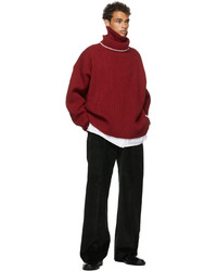 UNIFORME Roll Neck Virgin Wool Cashmere Sweater