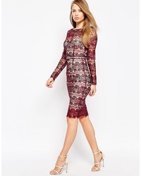 Body Frock Lisa Scuplting Lace Bodycon Dress