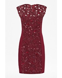 French Connection Encrusted Lace Dress
