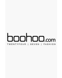 Boohoo Rhia Plunge Lace Overlay Bodycon Dress