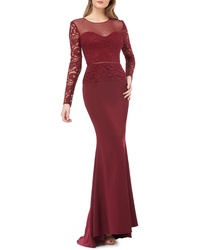 JS Collections Lace Gown