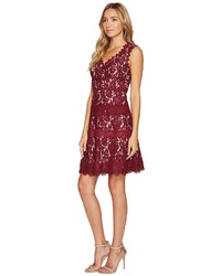 Adrianna Papell Cynthia Lace Fit And Flare Dress Dress
