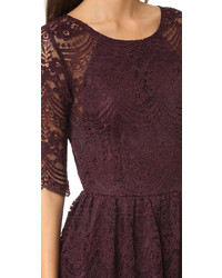 Cupcakes And Cashmere Geneva Lace Fit And Flare Dress