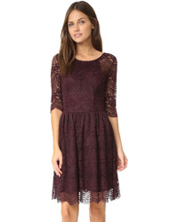 Cupcakes And Cashmere Geneva Lace Fit And Flare Dress