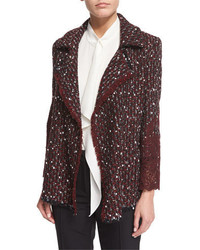 Burgundy Lace Jacket