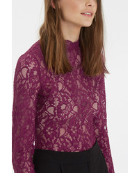 Oasis Lace High Neck Top