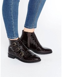 Asos Altair Leather Ankle Boots
