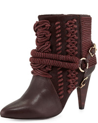 Ivy Kirzhner Chile Rope Harness Ankle Boot Oxblood