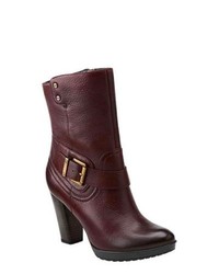 Clarks Lida Sayer Burgundy Leather Boots
