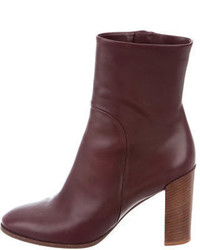Celine Cline Leather Ankle Boots