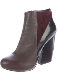 Pierre Hardy Colorblock Leather Ankle Boots