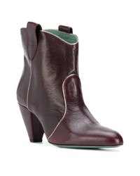 Paola D'arcano Cowboy Style Ankle Boots