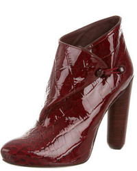 Louis Vuitton Embossed Ankle Boots