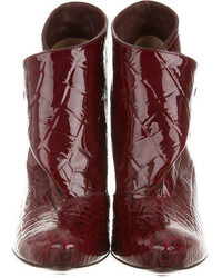 Louis Vuitton Embossed Ankle Boots