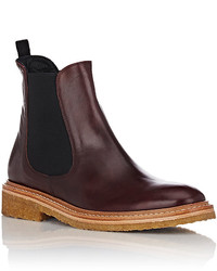 Barneys New York Leather Chelsea Boots