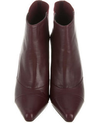 Derek Lam Leather Pointed Toe Ankle Boots