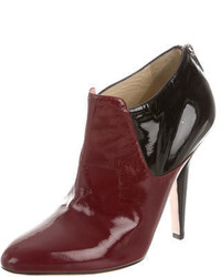 Jimmy Choo Leather Pointed Toe Ankle Boots