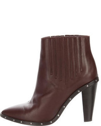 IRO Leather Pointed Toe Ankle Boots