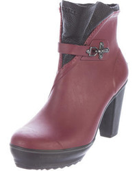 Sorel Leather Trimmed Ankle Boots