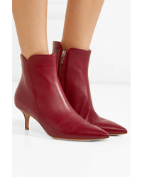 Gianvito Rossi Levy 55 Leather Ankle Boots