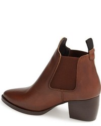 Topshop Margot Leather Ankle Bootie