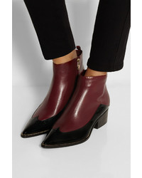 Sigerson Morrison Nina Two Tone Leather Ankle Boots