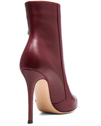 Gianvito Rossi Pointed Leather Ankle Leather Boots