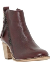 Dune Pontoon Leather Ankle Boots