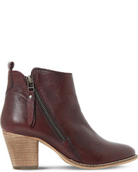 Dune Pontoon Leather Ankle Boots