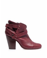 Rag & Bone Harrow Leather Suede Ankle Boots