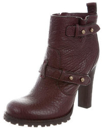 Tory Burch Round Toe Ankle Boots