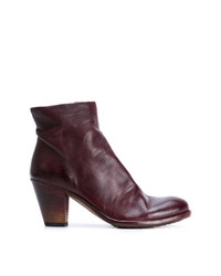 Officine Creative Ruched Ankle Boots
