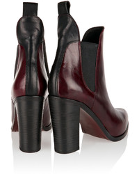 Rag & Bone Stanton Polished Leather Ankle Boots